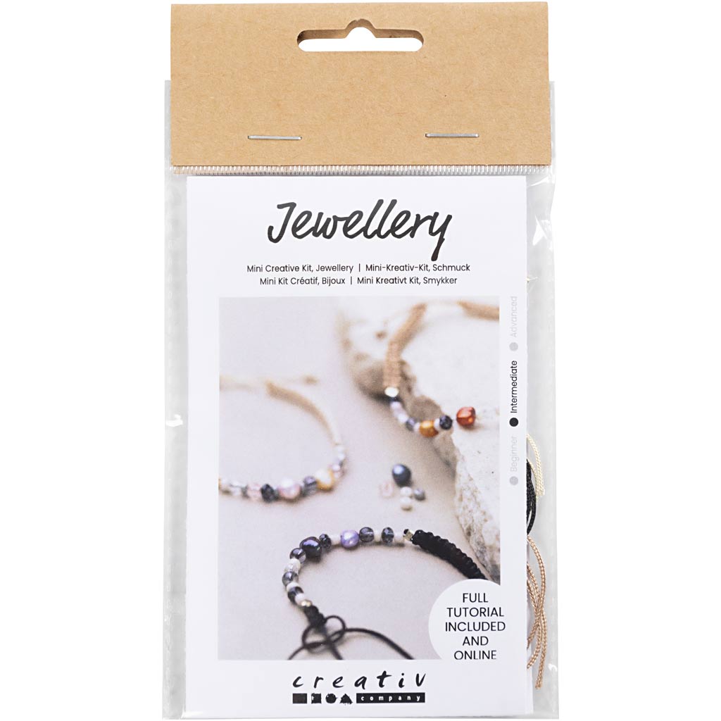 Creativ company mini hobbyset sieraden, armband met sluiting, 1 doos