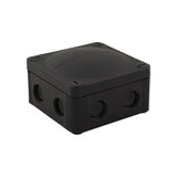 Kabeldoos zwart + 3x wartel.