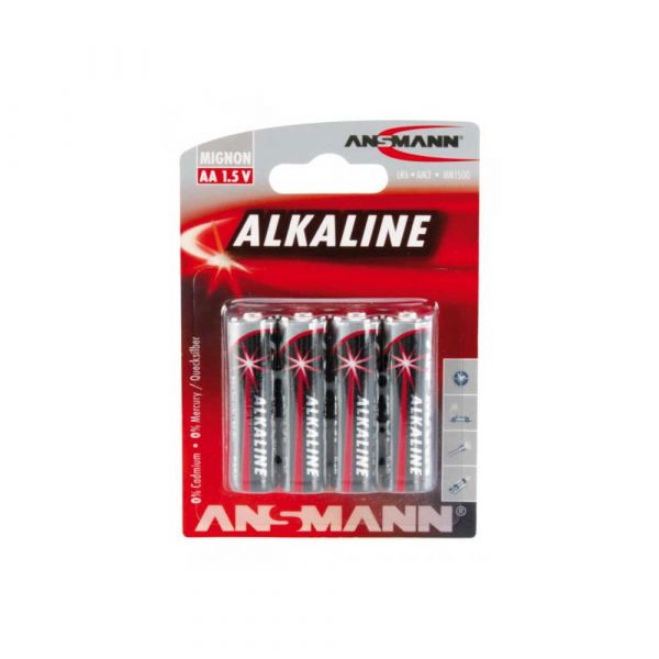 Alkaline batterij aa lr6 4st.