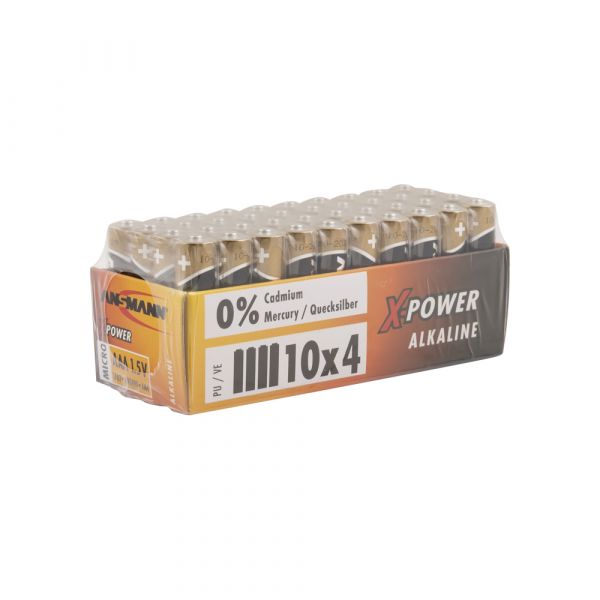 Alkaline batterij aaa lr03 40st.
