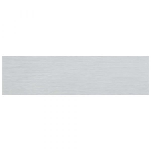 Bord alulook zonder opdruk - 165x44 mm zelfklevend.