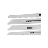 Reciprozagenset hout metaal 4 dlg.