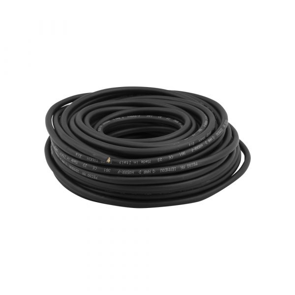 Neopreen kabel 3x1.0 zwart 20 meter.