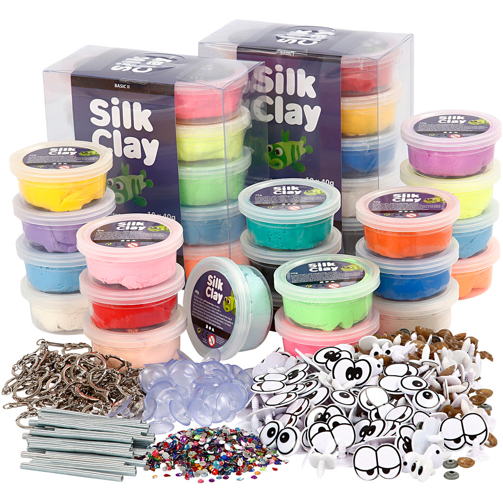 Silk clay funny friends, large, 1 set