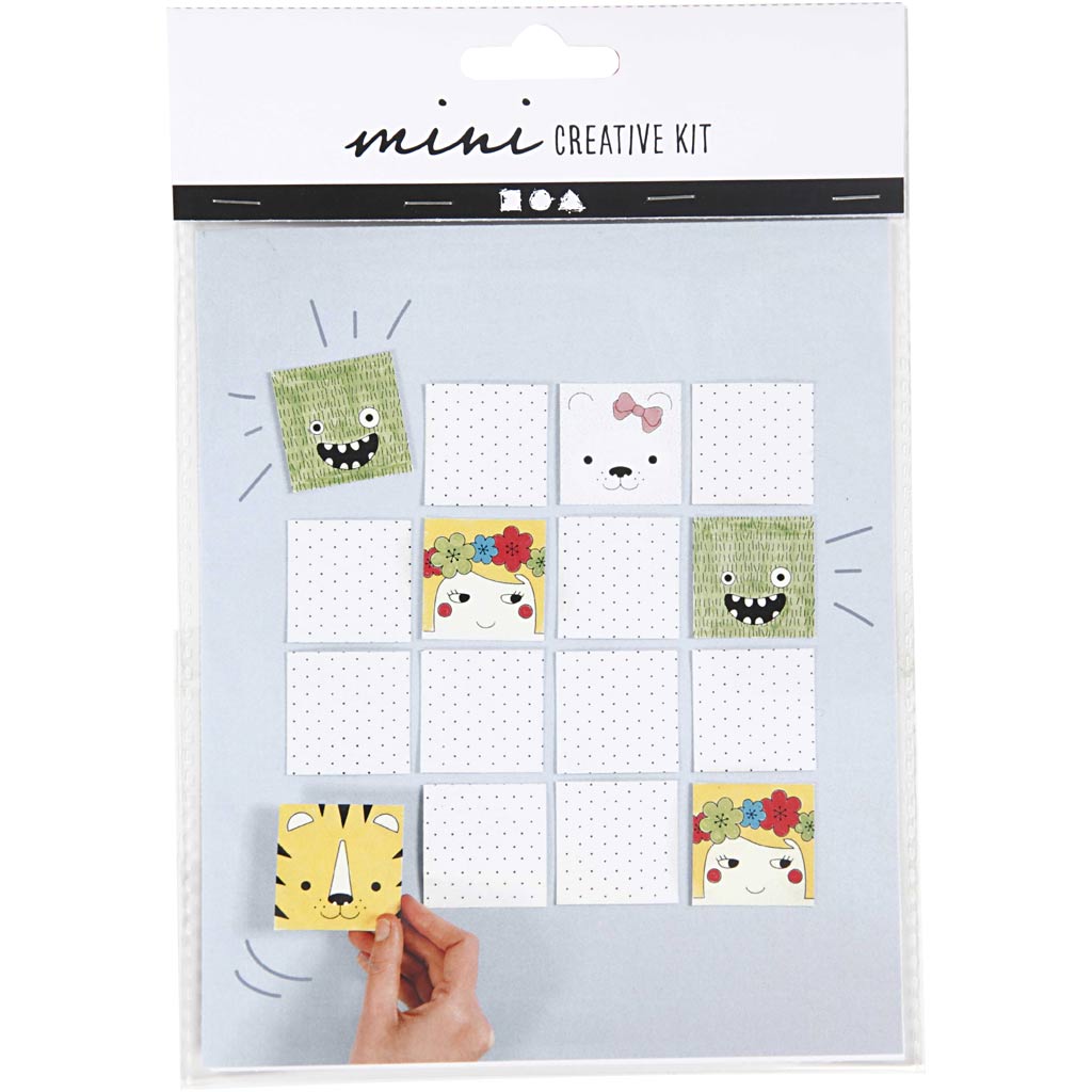 Creativ company mini creatieve set, memorie, 1 doos