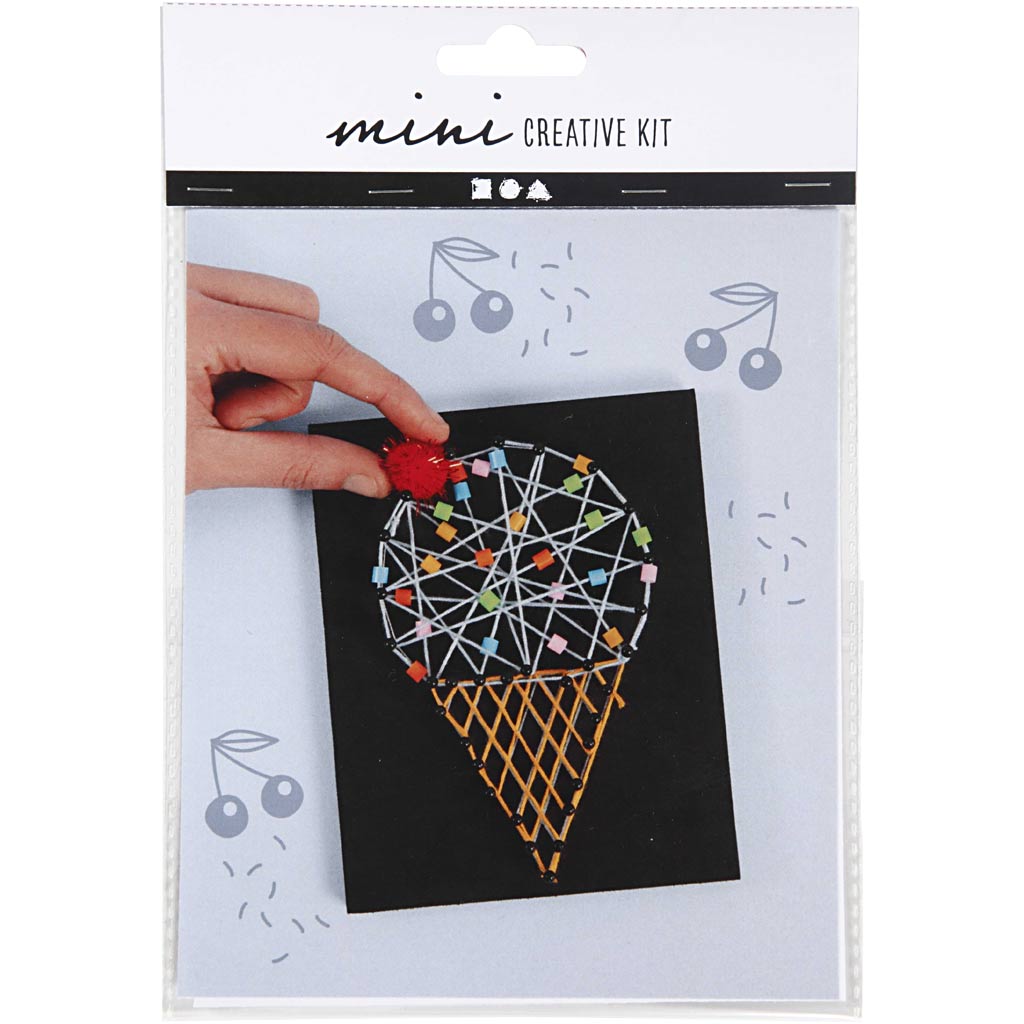 Creativ company mini creatieve set, ijsje in hoorn, 1 doos