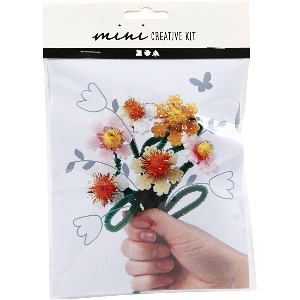 Creativ company mini hobbyset, bloemen, 1 doos