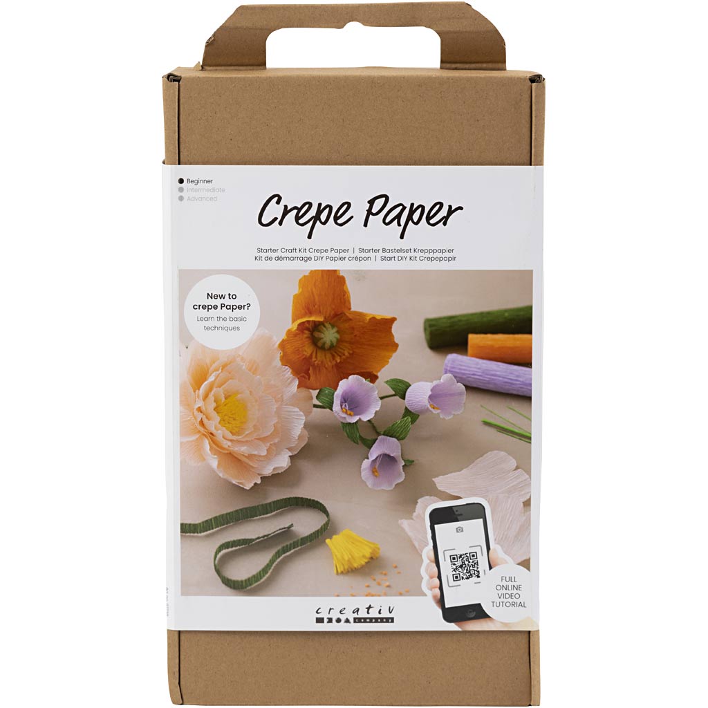 Crêpepapier Bloemen Maken Kit