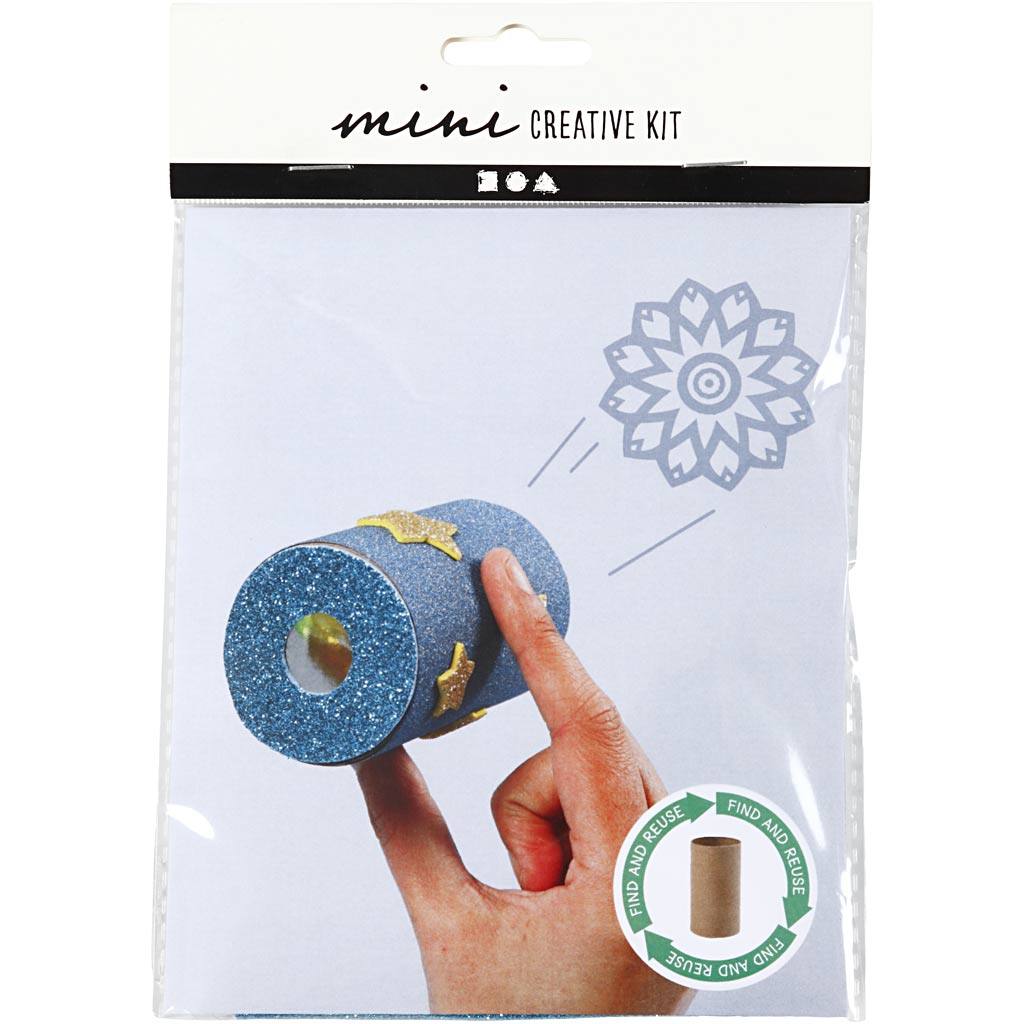 Creativ company mini creative kit toiletrol kaleidoscoop