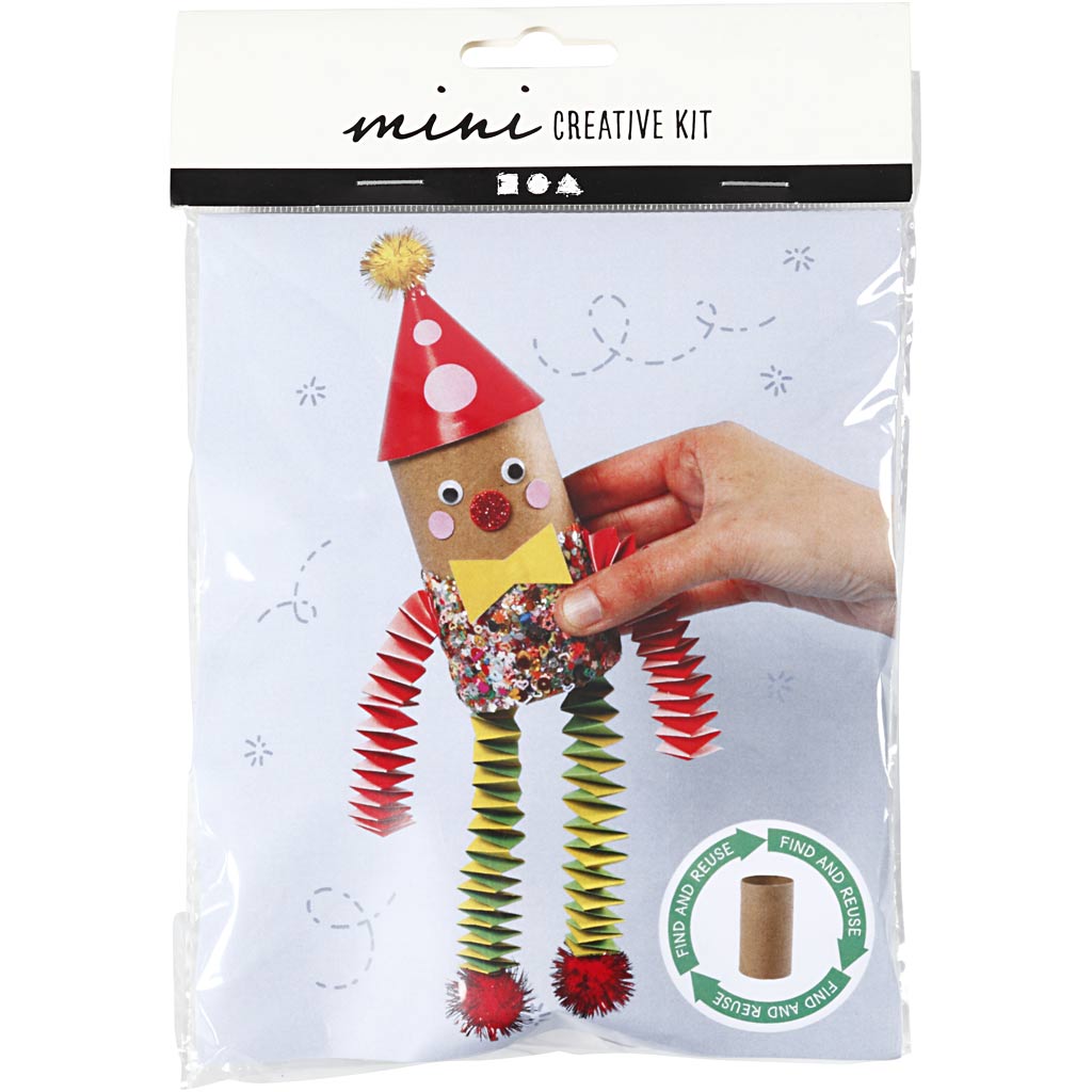 Creativ company mini creative kit toiletrol clown