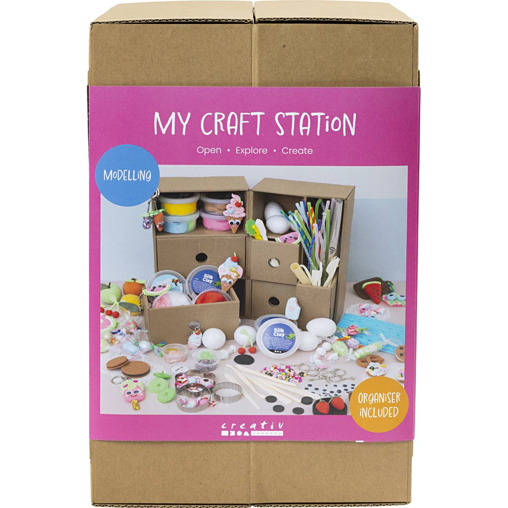Creativ company mijn knutselstation boetseren, diverse kleuren, 1 stuk 1 doos