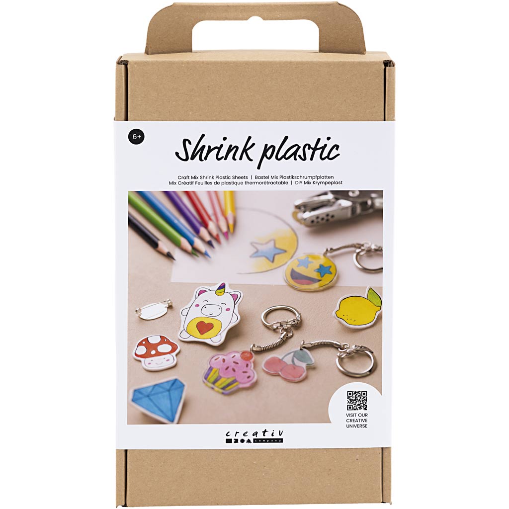 Creativ company creatieve box krimpfolie vellen, accessoires, 1 doos