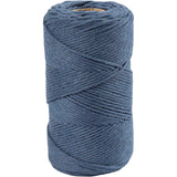 Creativ company macramé koord, l: 198 m, d 2 mm, blauw, 330 gr 1 rol