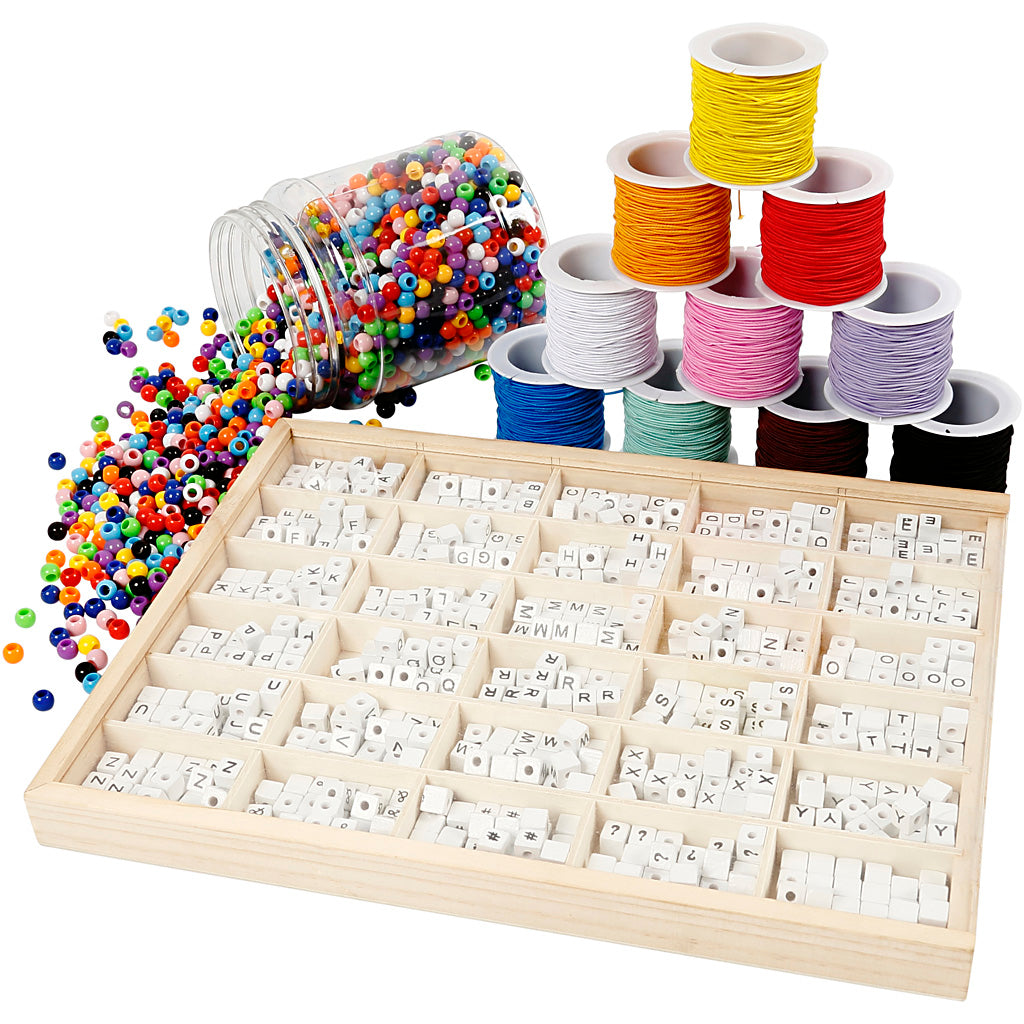 Creativ company letterkralen armbanden maken set
