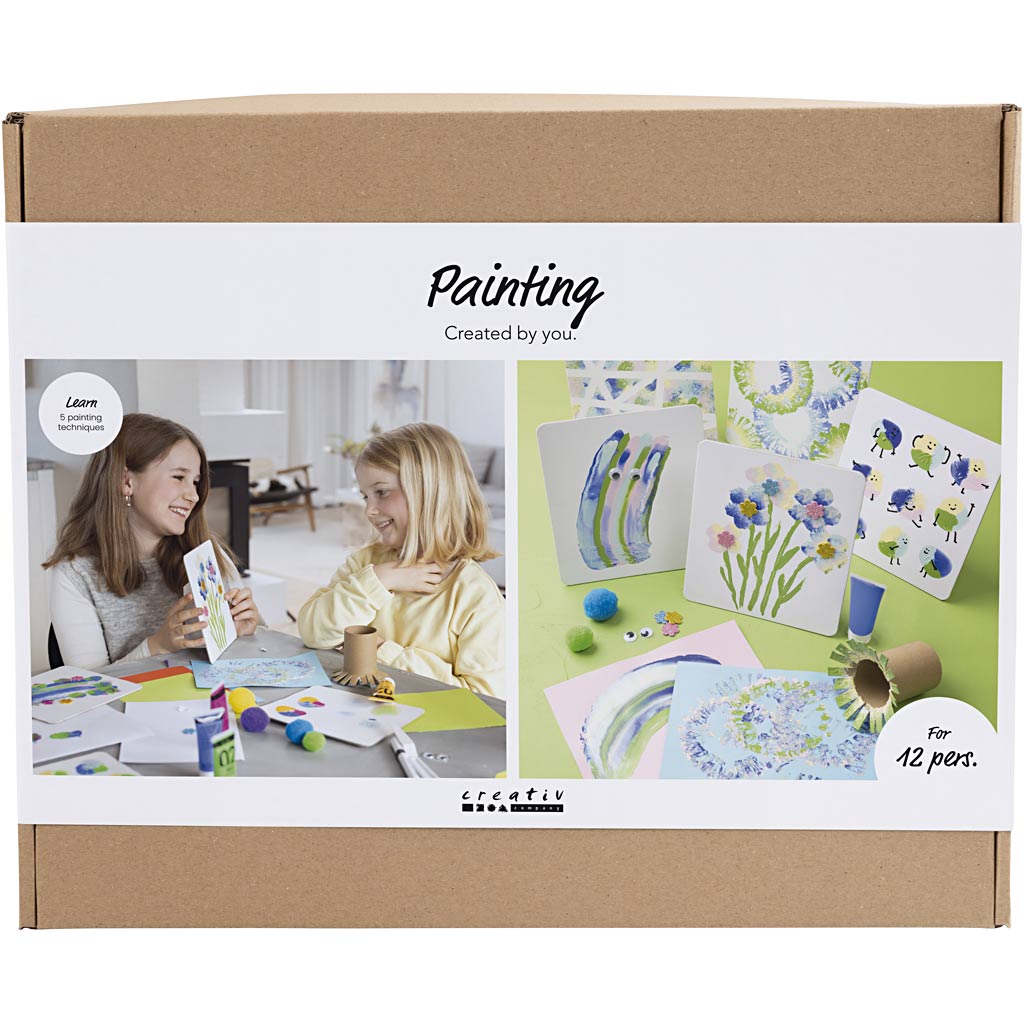 Creativ company groepsset schilderen, diverse kleuren, 1 doos