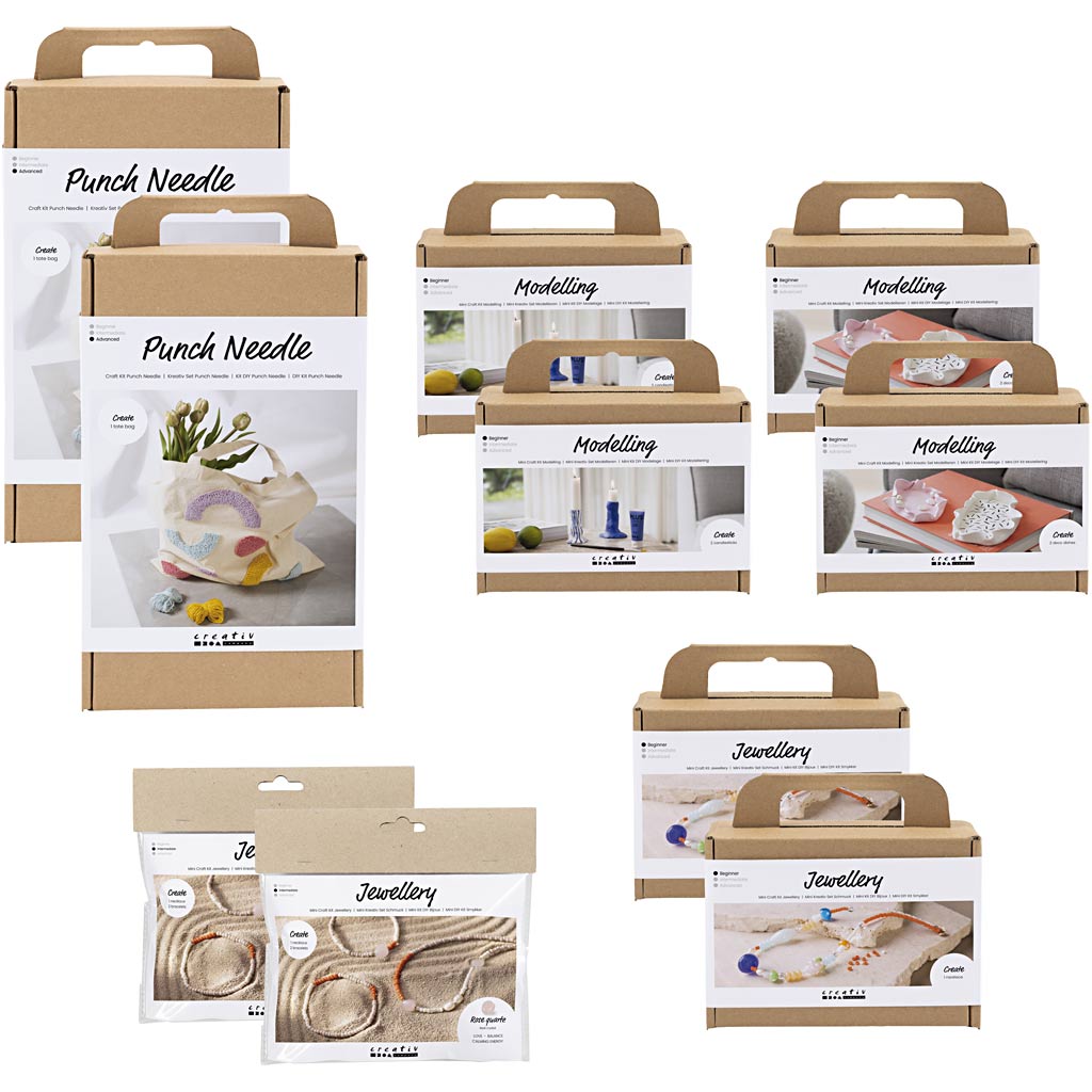 Creativ company introductiepakket, zomerprojecten voor volwassenen, 10 doos 1 doos