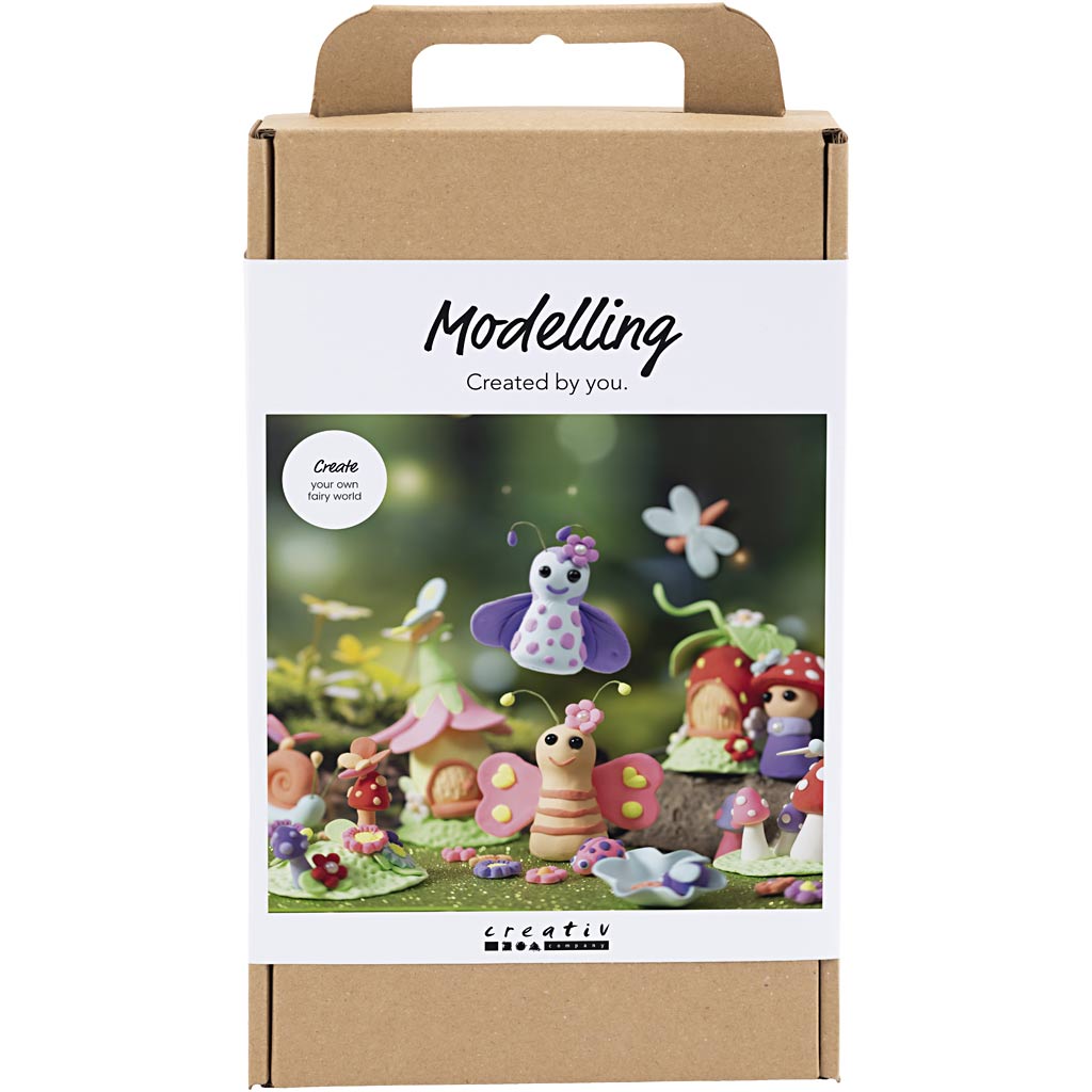 Creativ company hobbyset boetseren, elfje, pastelkleuren, 1 doos