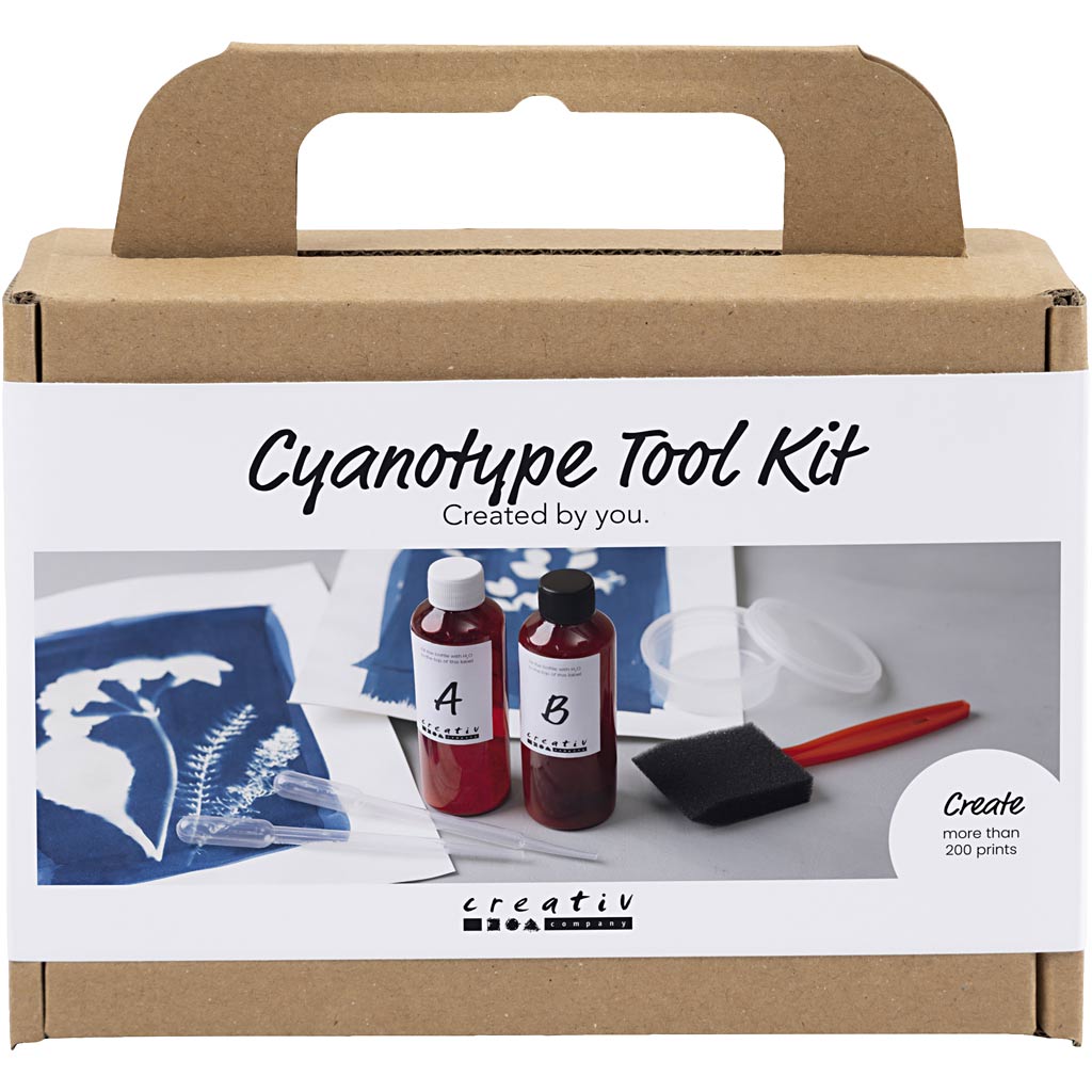 Creativ company toolkit voor cyanotypie, accessoires, blauw, 1 doos