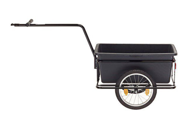 Roland Big Boy Fietskar - Kunststof Staal - 90L - Zwart