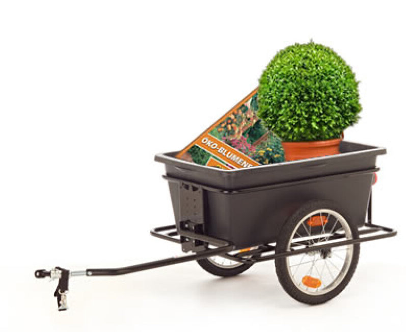Roland Big Boy Fietskar - Kunststof Staal - 90L - Zwart