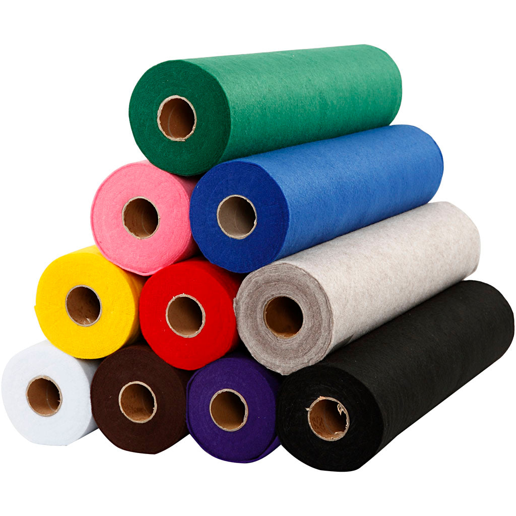 Creativ company hobbyvilt, b: 45 cm, dikte 1,5-2 mm, 180-200 gr, 10x5 m 1 doos