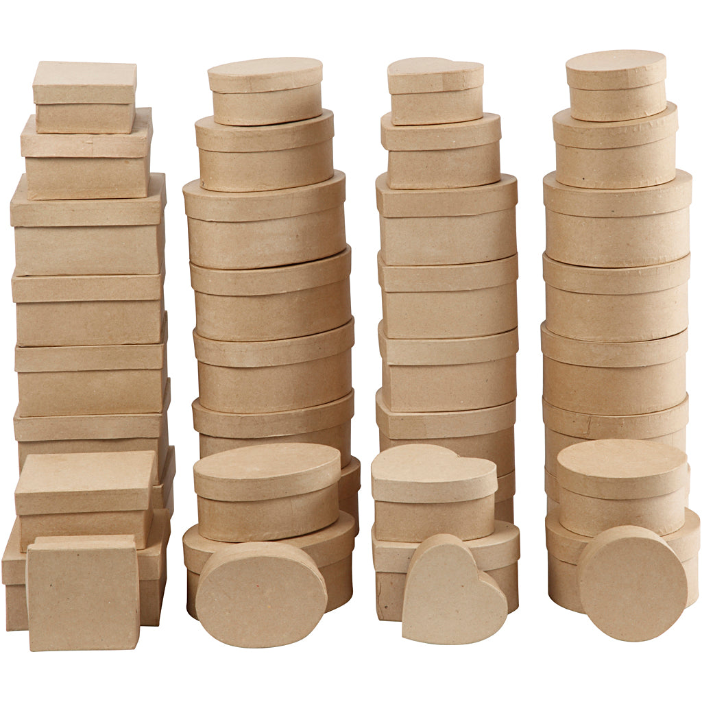 Creativ company dozen, h: 5-7,5 cm, d 10-18 cm, 72 stuk 1 doos