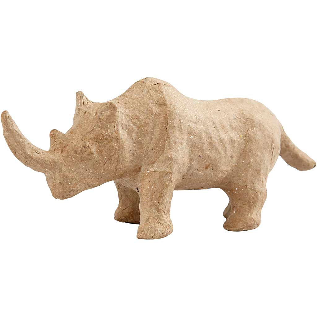 Creativ company neushoorn, h: 7,5 cm, l: 18 cm, 1 stuk