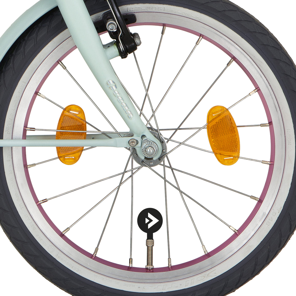 Alpina voorwiel 16 hlq-10a-1 anoid roze zink spk
