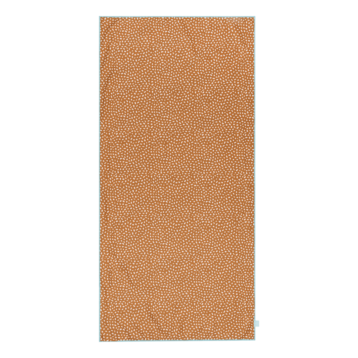 Vibrant stripes | oranje wit microvezel handdoek 135 x 65 cm