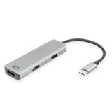 Act connectivity usb-c 4k multiport adapter voor 2 hdmi schermen, u