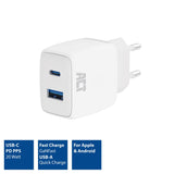Act connectivity usb-c usb-a lader 20w met delivery pps, qu