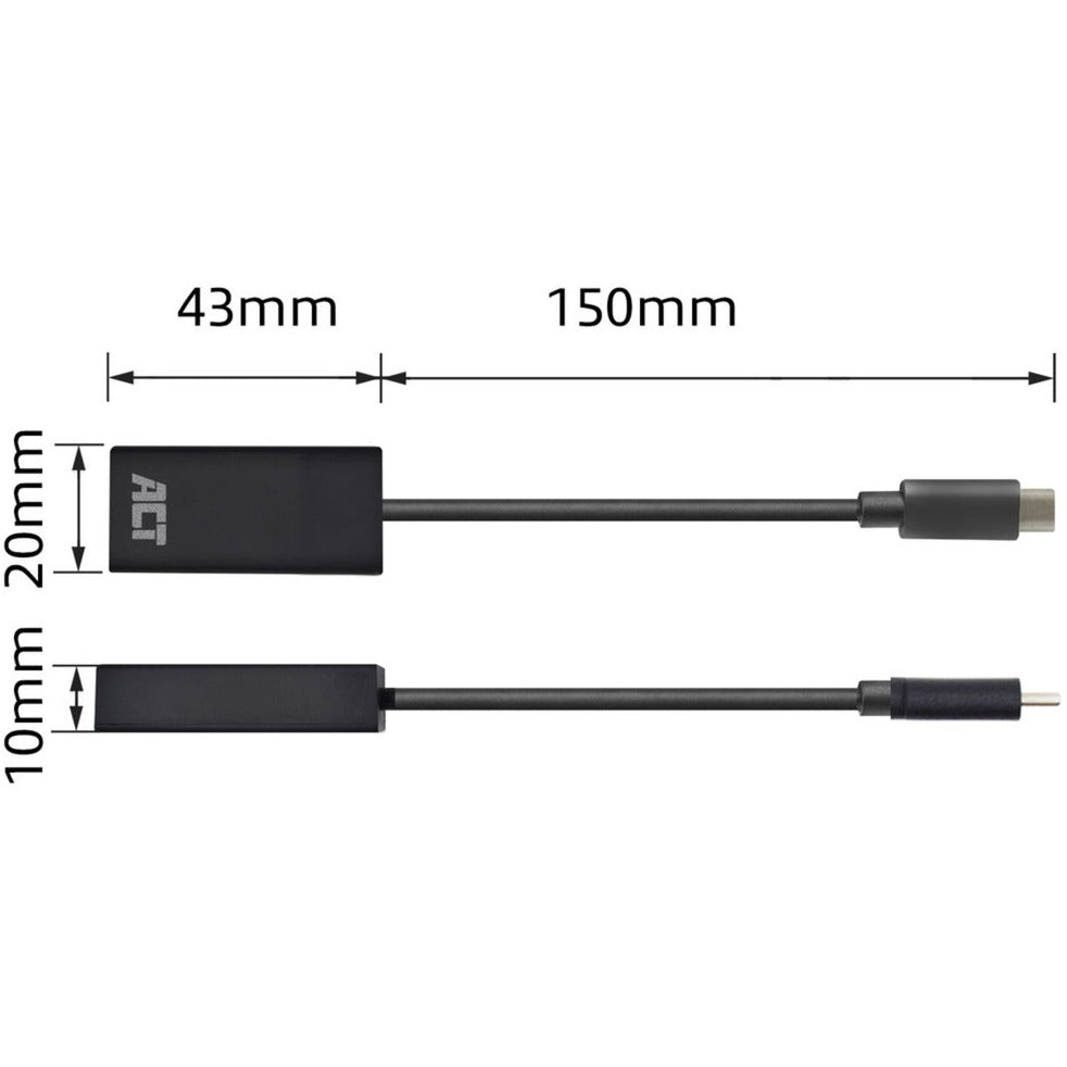 ACT Connectivity USB-C naar HDMI female adapter