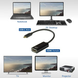 ACT Connectivity USB-C naar HDMI female adapter