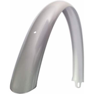 Achterspatbord 28 Transport Urban kort ras zilver