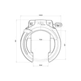 Ringslot AXA Block Xxl Zwart
