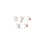 Axa kettingslot absolute c5-90cm codeslot zwart