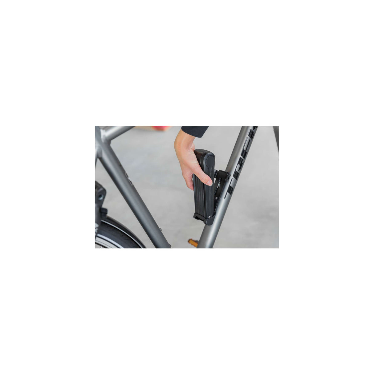 vouwslot Fold 100 cm met houder zwart