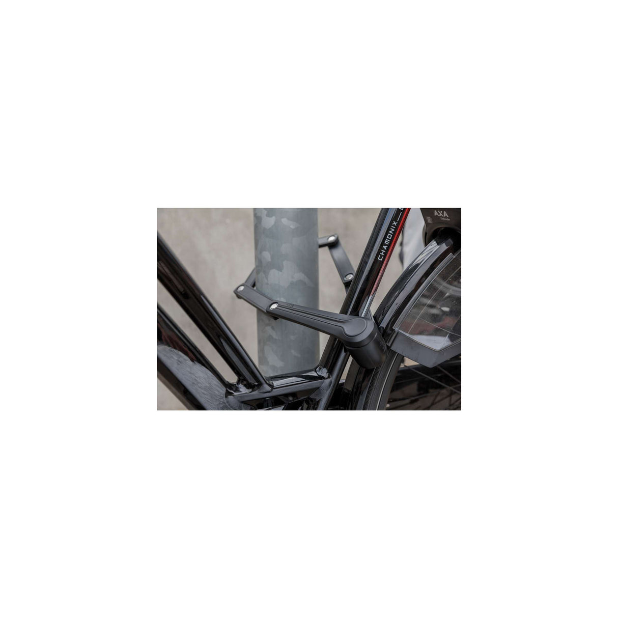 vouwslot Fold 100 cm met houder zwart