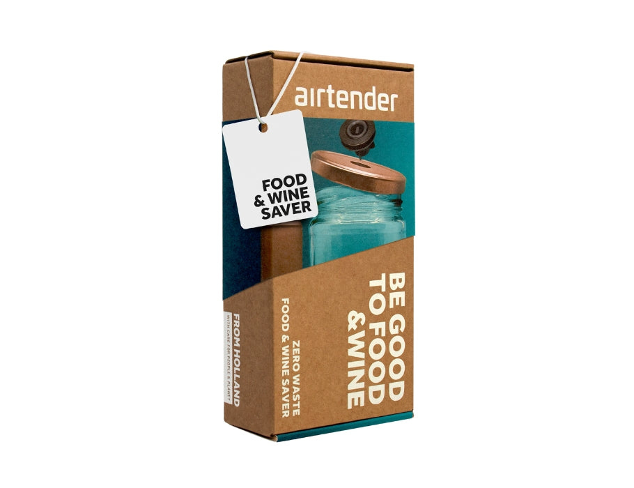 Airtender vacuümset voor voedsel wijn - giftbox