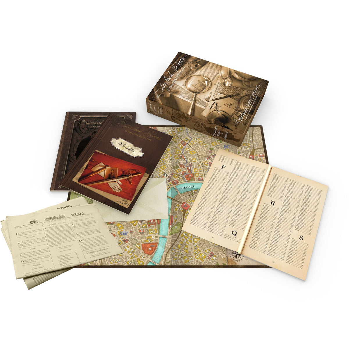 Asmodee Sherlock Holmes Consulting Detective: The Thames M
