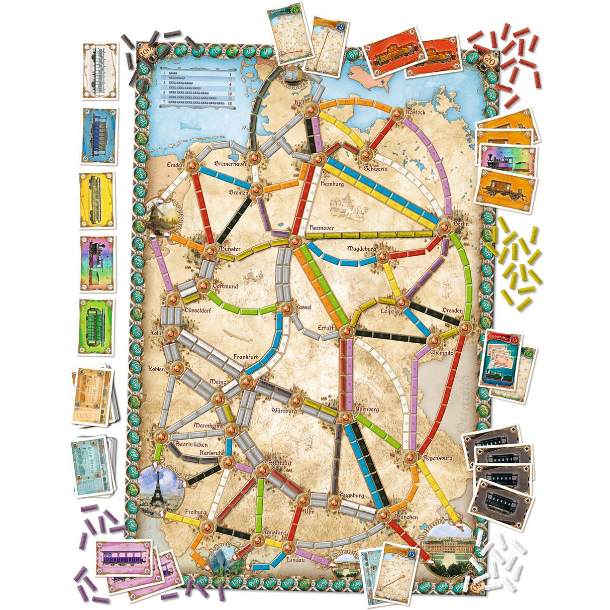 Asmodee Ticket to Ride Germany Bordspel