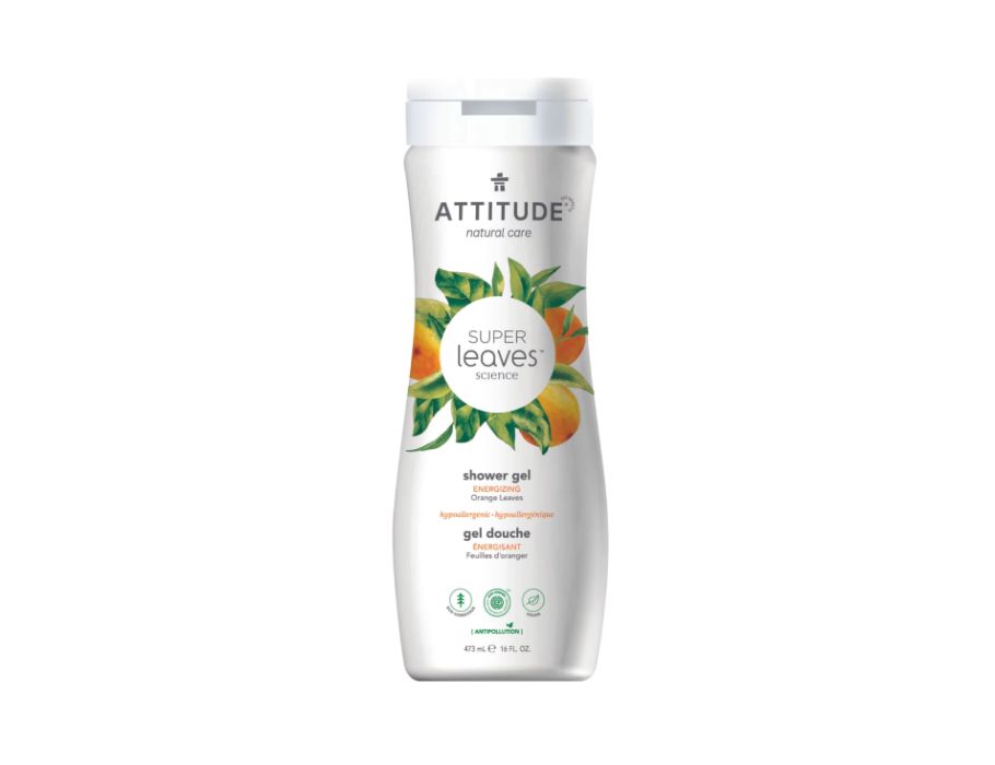 Attitude super leaves™ douchegel - energizing - orange leaves