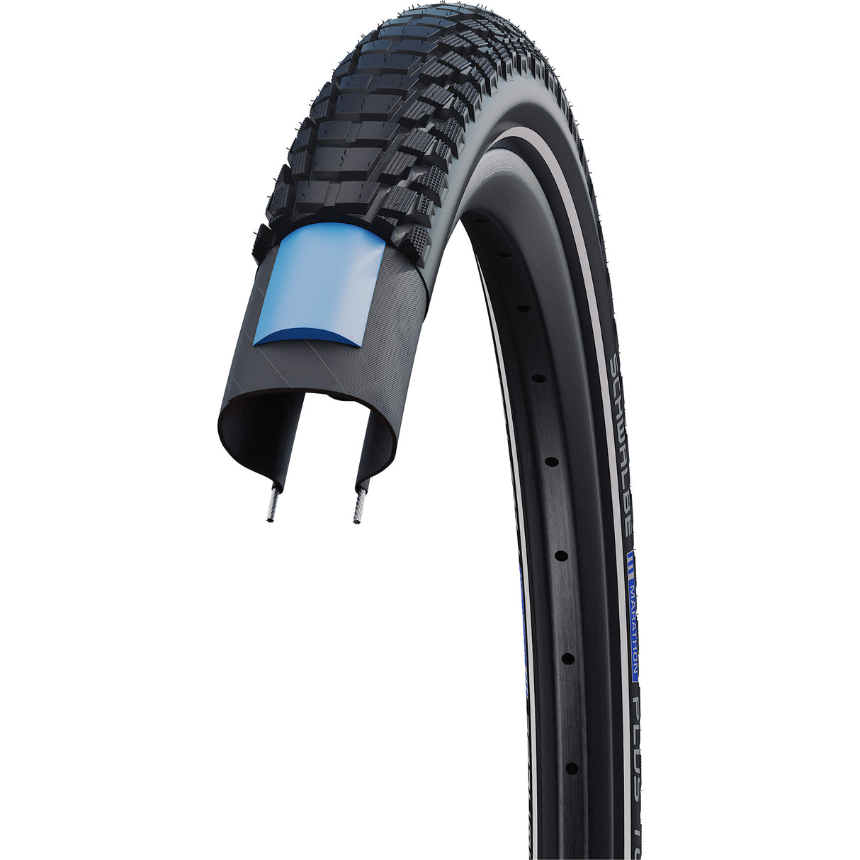 Buitenband Schwalbe 28-1.75 (47-622) Marathon Plus Tour Perf. zw R