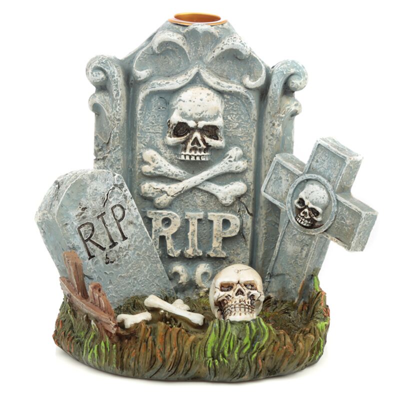 Rip grafsteen backflow wierookhouder