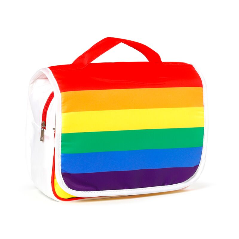 Somewhere regenboog hangende toilettas