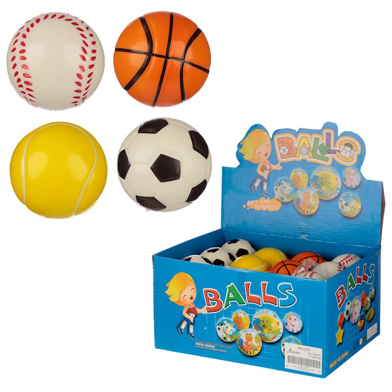 Sport zachte ballen diameter 6.5cm