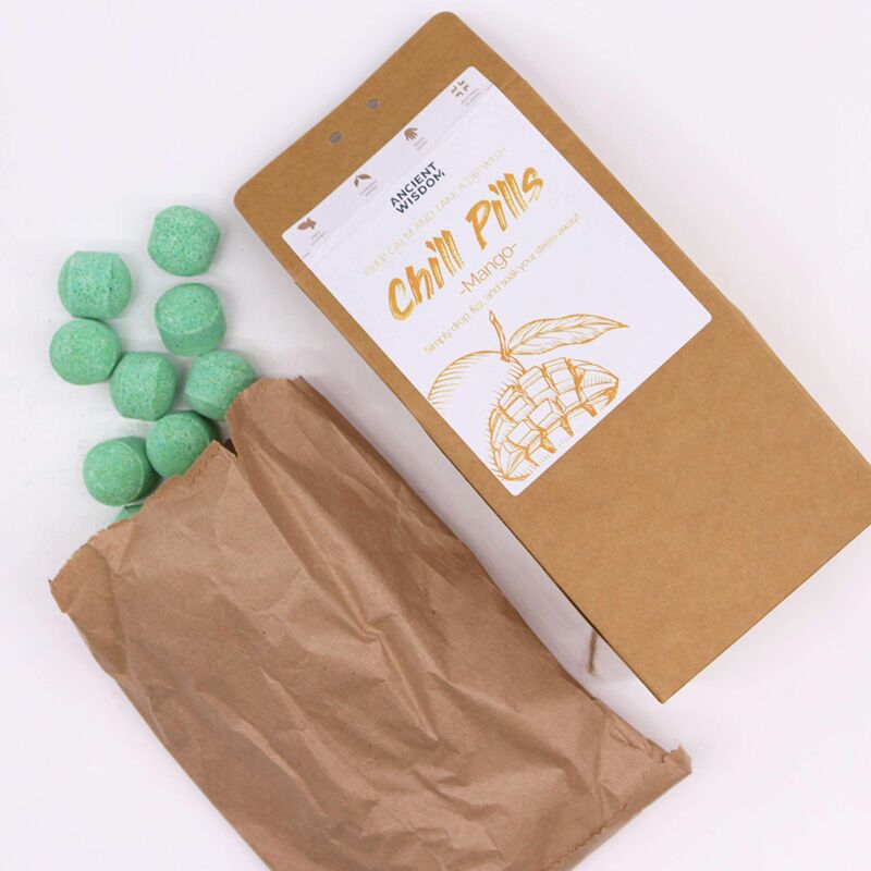 Mango badbruisballen fizz chill pill gift box