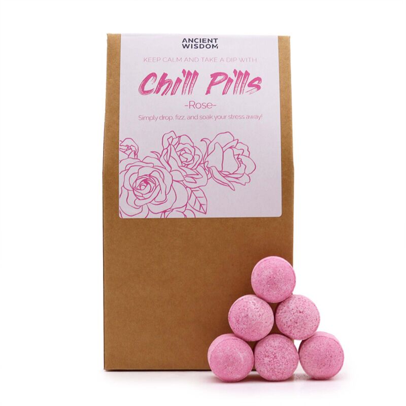 Rozen badbruisballen fizz chill pill gift box