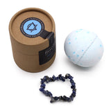 Sodaliet armband shea boter sandelhout bruisbal