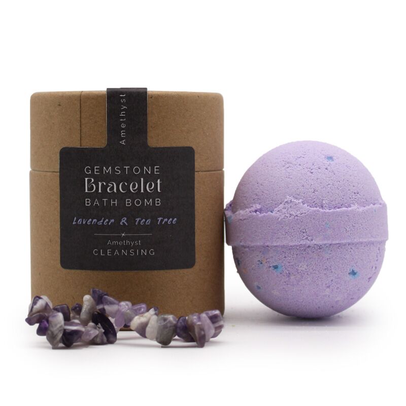 Amethist armband shea boter lavendel tea tree bruisbal